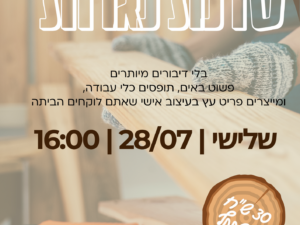 סדנת נגרות באריות